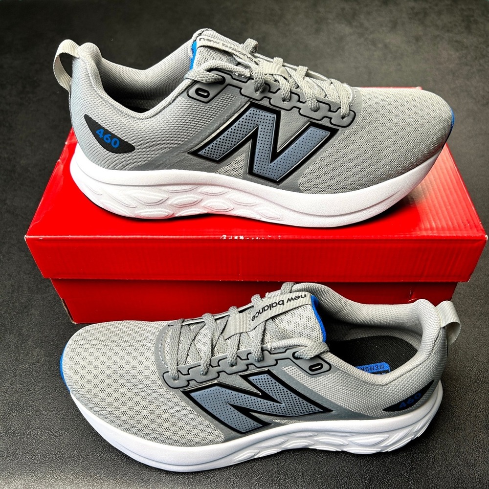 New Balance 460 V4 Running Shoes Men Size 7 Standard Width Grey Blue M460LG4 NEW